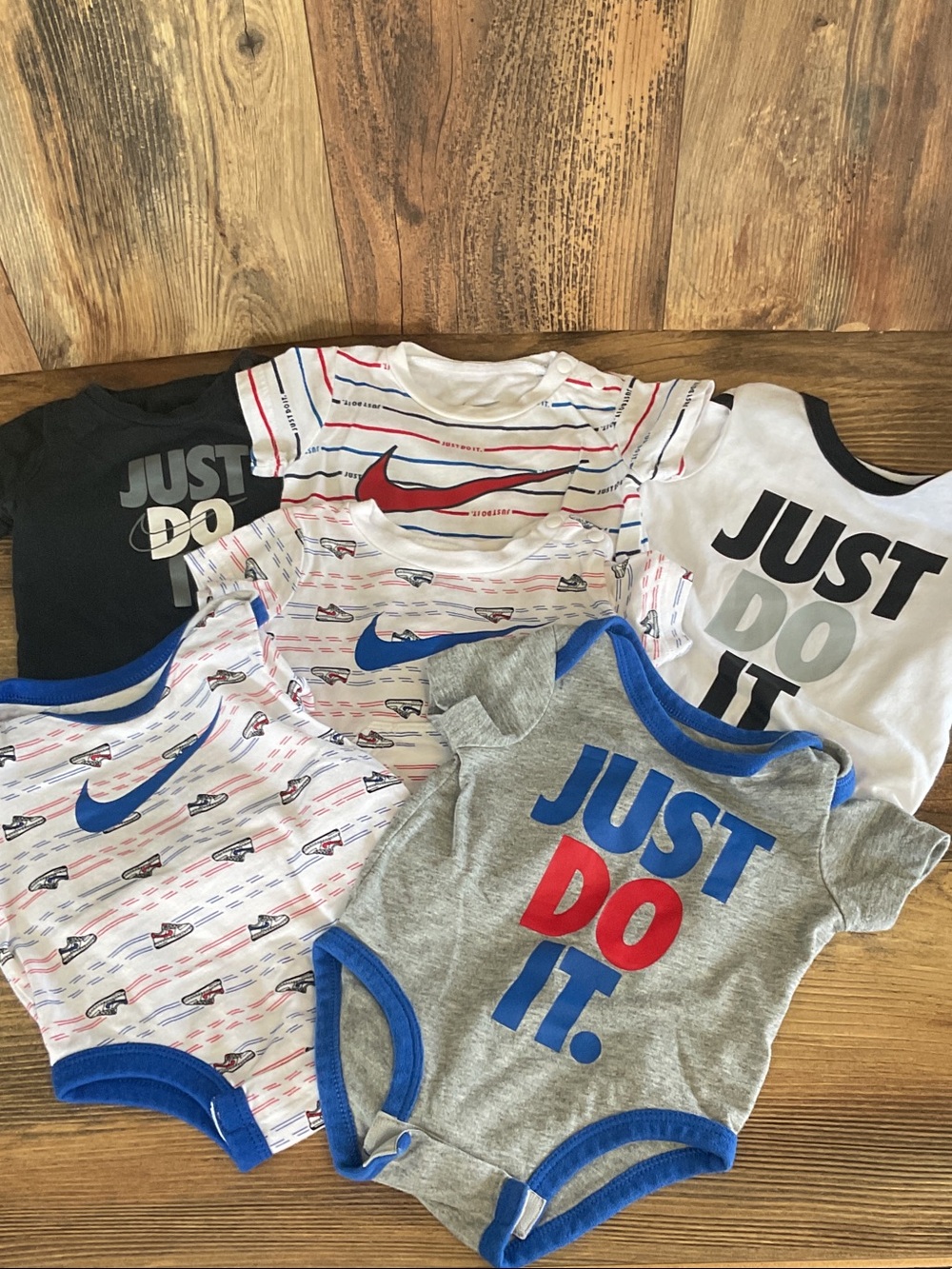 6PC Bundle Nike One Piece Sets 3mos